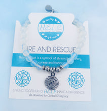 Load image into Gallery viewer, Fire and Rescue Firefighter Bracelet - TJazelle H.E.L.P
