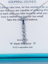 Load image into Gallery viewer, Stepping Stones Necklace - Sterling Silver TJazelle