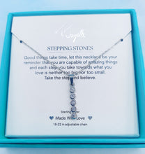Load image into Gallery viewer, Stepping Stones Necklace - Sterling Silver TJazelle