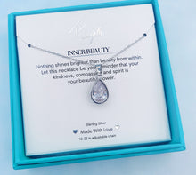 Load image into Gallery viewer, Inner Beauty Necklace - Sterling Silver TJazelle