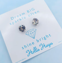 Load image into Gallery viewer, Exclusive Light Silk Crystal Stud Earrings