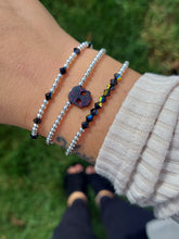 Load image into Gallery viewer, &quot;Skull&quot; Opal in Dark Burgundy Bracelet - Our Whole Heart