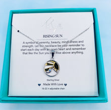 Load image into Gallery viewer, Rising Sun Necklace - 18K Plated &amp; Sterling Silver TJazelle