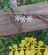 Load image into Gallery viewer, Diamond Flower Charm - 14K Gold