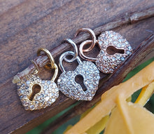 Load image into Gallery viewer, Diamond Locket Charm - 14K Gold