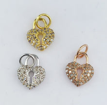 Load image into Gallery viewer, Diamond Locket Charm - 14K Gold