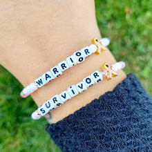 Load image into Gallery viewer, "Survivor" Little Words Project Breast Cancer Awareness Bracelet