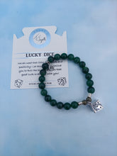 Load image into Gallery viewer, "Lucky Dice" Silver Charm Bracelet - TJazelle