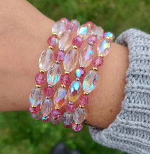 Load image into Gallery viewer, Breast Cancer Awareness Olivia Stash Bracelet - Limited Edition