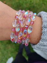 Load image into Gallery viewer, Breast Cancer Awareness Olivia Stash Bracelet - Limited Edition