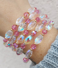 Load image into Gallery viewer, Breast Cancer Awareness Olivia Stash Bracelet - Limited Edition