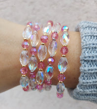 Load image into Gallery viewer, Breast Cancer Awareness Olivia Stash Bracelet - Limited Edition