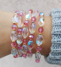 Load image into Gallery viewer, Breast Cancer Awareness Olivia Stash Bracelet - Limited Edition