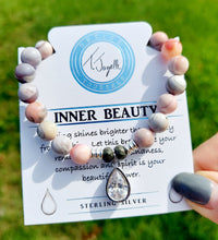Load image into Gallery viewer, "Inner Beauty" Silver Charm Bracelet - TJazelle