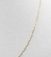 Load image into Gallery viewer, Mini Paperclip Chain - 18" 14K Yellow Gold
