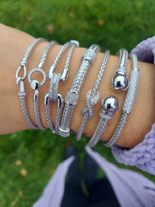 Triple X Italian Hook Cuff Bracelets