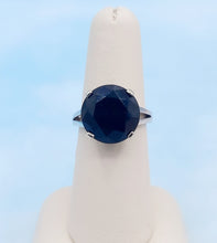 Load image into Gallery viewer, Round Onyx Ring - 14K White Gold - Marie's Custom Design