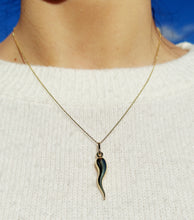 Load image into Gallery viewer, 14K Gold Italian Horn Necklace