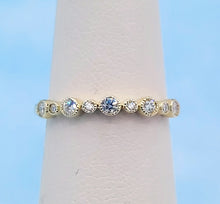 Load image into Gallery viewer, .26 Carat Bubble Diamond Skinny Band - 14K Yellow Gold
