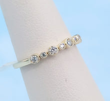 Load image into Gallery viewer, .26 Carat Bubble Diamond Skinny Band - 14K Yellow Gold