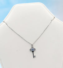 Load image into Gallery viewer, Petite Key Necklace - Sterling Silver