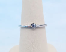 Load image into Gallery viewer, Dainty Circle Bezel Ring - Sterling Silver