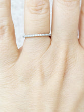 Load image into Gallery viewer, Skinny Pave Eternity Band