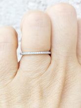 Load image into Gallery viewer, Skinny Pave Eternity Band