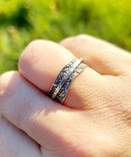 Load image into Gallery viewer, Textured Filigree Spinner Ring - Sterling Silver