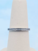 Load image into Gallery viewer, Pave CZ Band - Sterling Silver