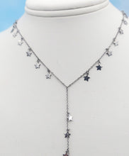 Load image into Gallery viewer, Star Lariat Y Drop Necklace