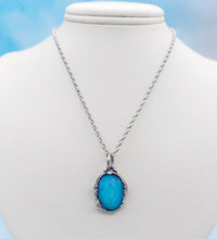 Load image into Gallery viewer, Stellare Signature Stone Aqua Quartz on 30&quot; Chain