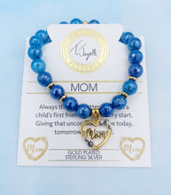 Load image into Gallery viewer, Gold Mom Heart Charm Bracelet - TJazelle