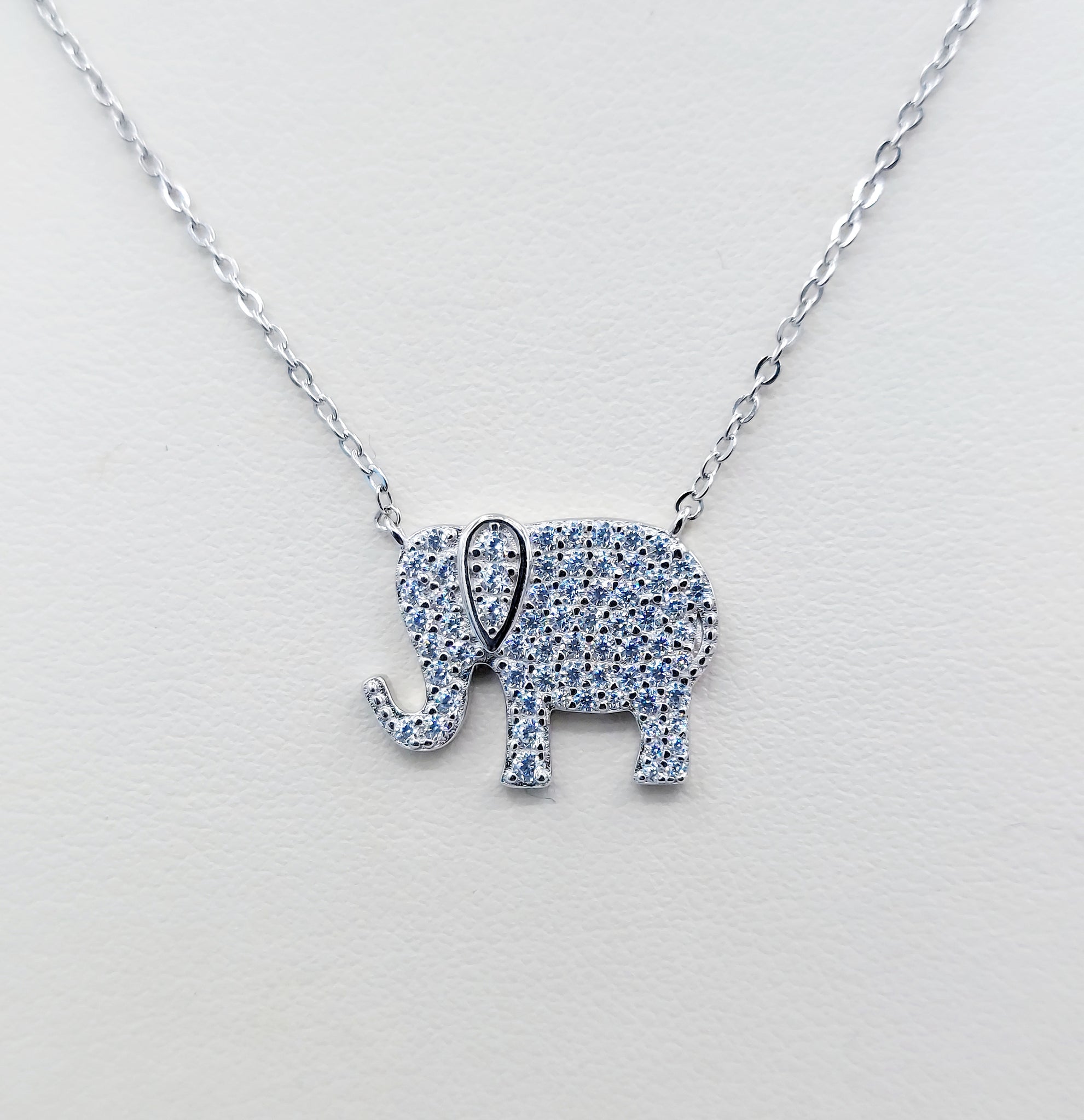 Silver Elephant Necklace | Elephant necklace silver, Teen jewelry trends,  Silver cat earrings