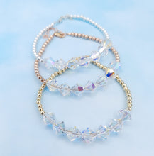 Load image into Gallery viewer, &quot;Jumbo Swarovski Crystal AB&quot; Beaded Bracelet- Our Whole Heart