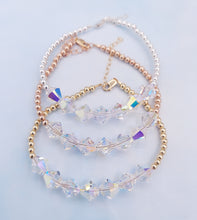 Load image into Gallery viewer, &quot;Jumbo Swarovski Crystal AB&quot; Beaded Bracelet- Our Whole Heart