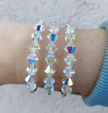 Load image into Gallery viewer, &quot;Jumbo Swarovski Crystal AB&quot; Beaded Bracelet- Our Whole Heart