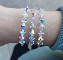 Load image into Gallery viewer, &quot;Jumbo Swarovski Crystal AB&quot; Beaded Bracelet- Our Whole Heart