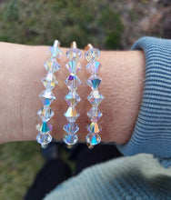 Load image into Gallery viewer, &quot;Jumbo Swarovski Crystal AB&quot; Beaded Bracelet- Our Whole Heart