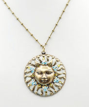 Load image into Gallery viewer, Helie Crystal Sun Necklace
