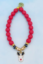 Load image into Gallery viewer, Red Reindeer Bracelet - Marie&#39;s Stash Exclusive