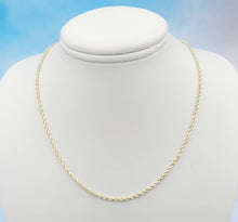 Load image into Gallery viewer, 18 Inch Rope Chain - 14K Yellow Gold