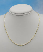 Load image into Gallery viewer, 18 Inch Rope Chain - 14K Yellow Gold