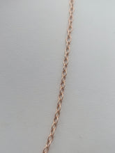 Load image into Gallery viewer, 18 Inch Oval Rolo Chain - 14K Rose Gold