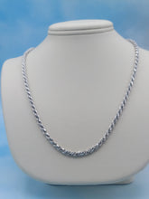 Load image into Gallery viewer, Italian Rope Chain - Sterling Silver - 20"