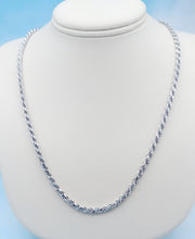 Load image into Gallery viewer, Italian Rope Chain - Sterling Silver - 20"