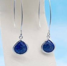Load image into Gallery viewer, Lapis - Gemstone Threader Earring