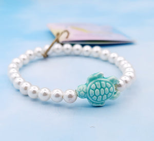 Pearl Limited Edition Sea Turtle Bracelet - Florida Sea Turtle Co