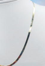 Load image into Gallery viewer, 14K 18 inch 3mm Silky Herringbone with Lobster Clasp Chain