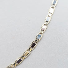 Load image into Gallery viewer, Tri Color Gold Valentino Chain - 14K Gold